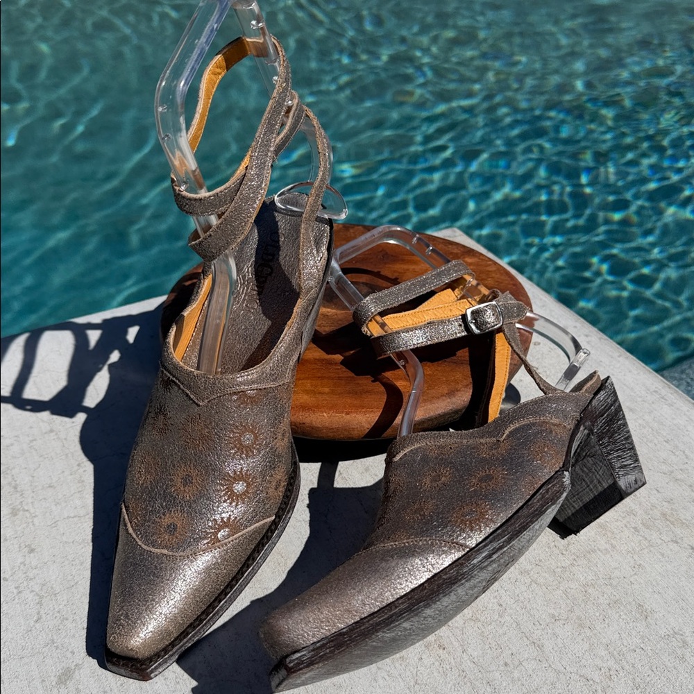 Old Gringo La Luz Sol Ankle Strap Mules New Without Tags Size 7 - Picture 5 of 16